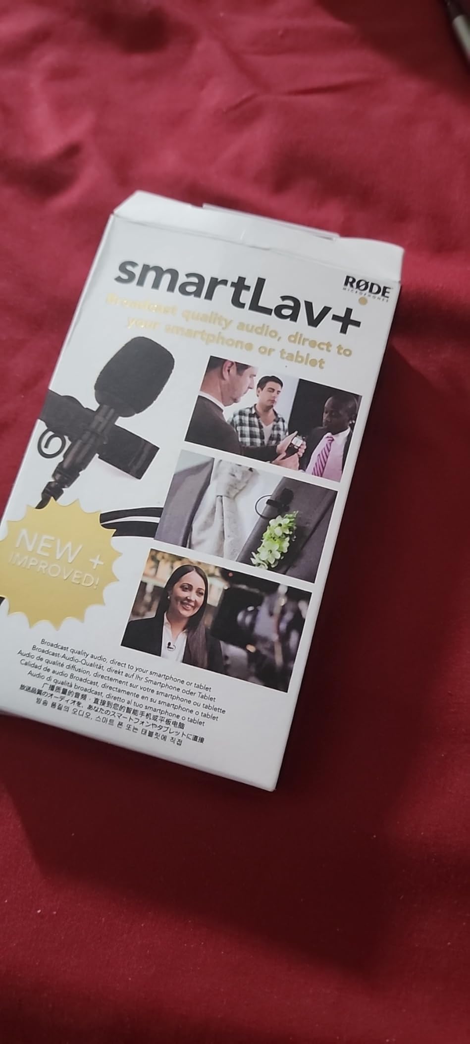 Rode SmartLav+ Lavalier Microphone for Smartphones,Black customer photo 1