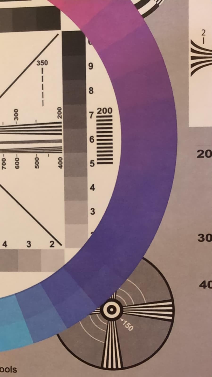 High Resolution 8.5x11 Chrome SD Lens Test Chart, 3-P customer photo 1
