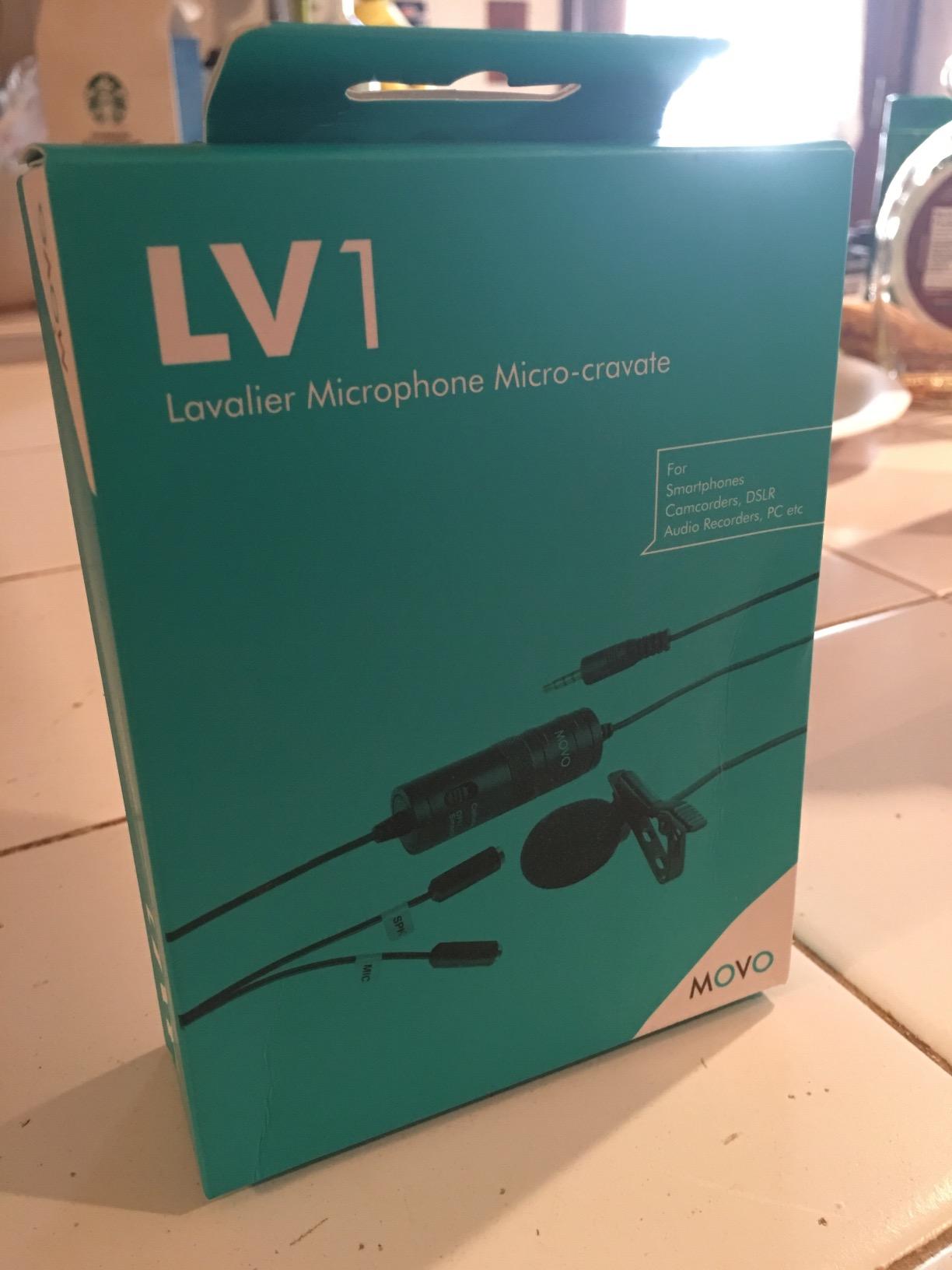 Movo LV1 Lavalier Lapel Clip on Microphone for Cameras, Camcorders and Smartphones Compatible with iPhone and Android Perfect Lav Mic for Filming Podcast, Vlogging and YouTube Videos customer photo 2