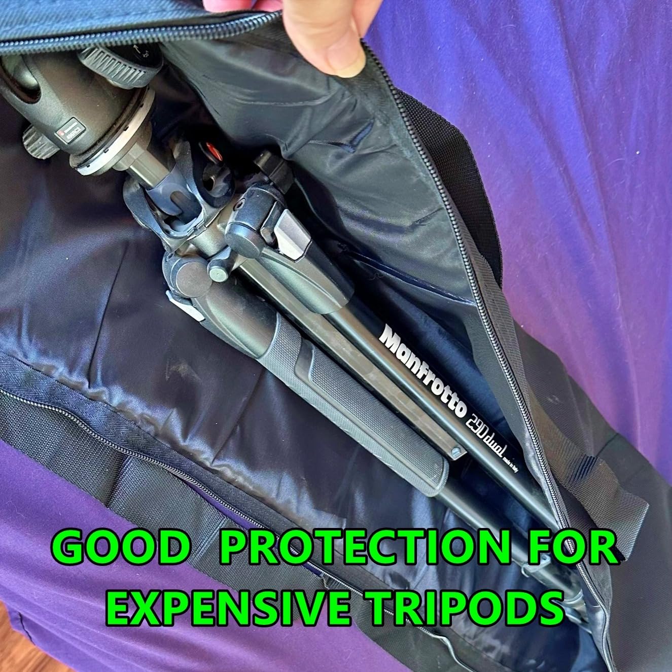 VidPro TC-27 Padded Tripod Bag carries 27-Inch Long Tripods customer photo 1