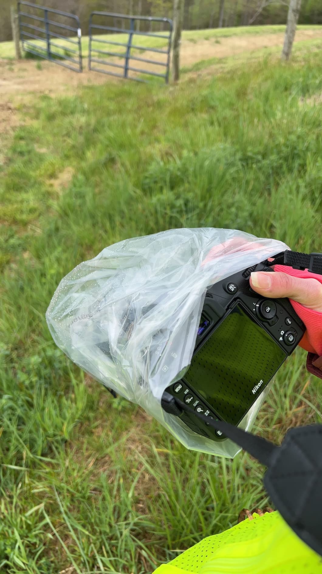 JJC Camera Rain Cover Sleeve for DSLR w/Lens up to 18