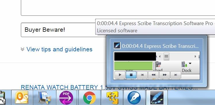 Express Scribe Transcription Software - Use with Foot Pedal for Transcription [Download] customer photo 1