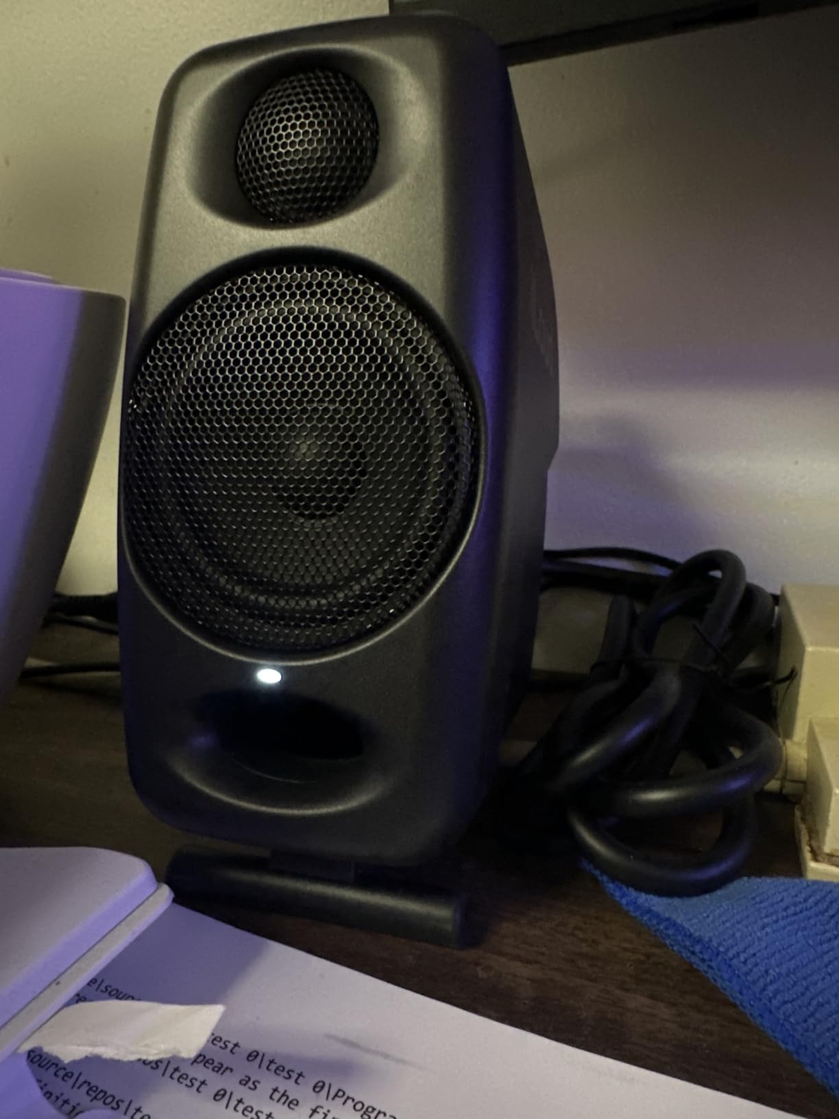IK Multimedia iLoud Micro Monitor 50 watt Portable Wireless Bluetooth Studio Reference Monitors, Dual Speakers for Music Production, Mixing, Mastering, Composing, producing and DJs customer photo 1