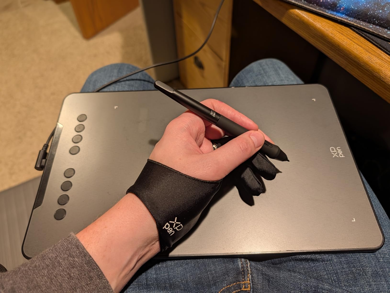 XPPen Deco 01 V3 10x6 Drawing Tablet, 16K Battery-Free Stylus, 8 Keys customer photo 2