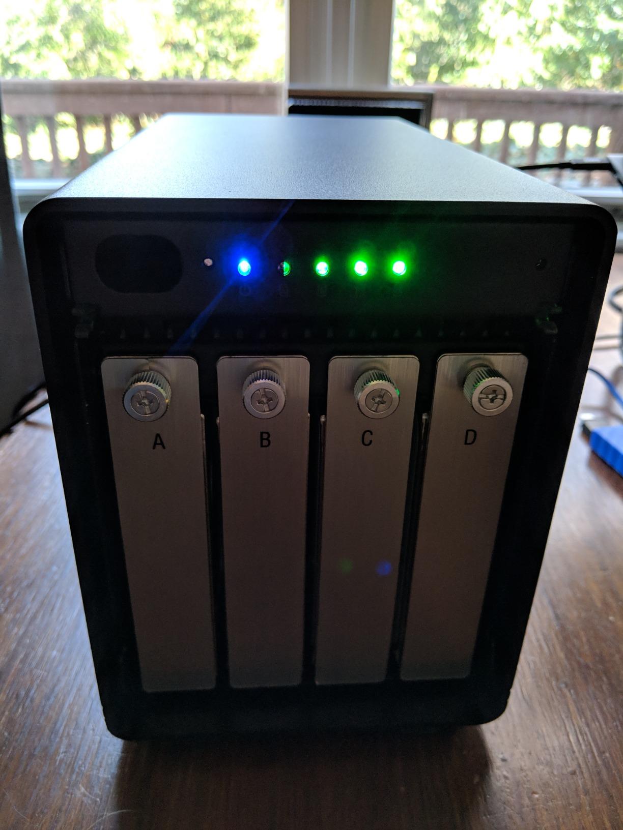 OWC ThunderBay 4 Thunderbolt 40Gb/s Four-Bay SATA Enclosure w/ SoftRAID customer photo 2