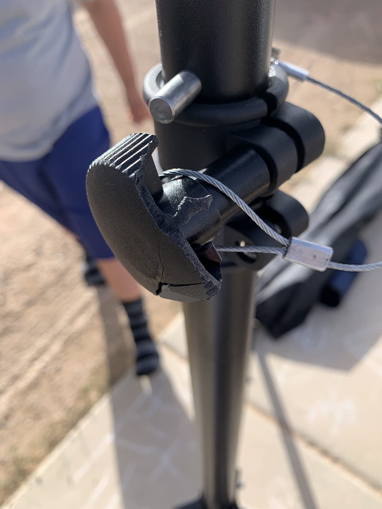 PROAIM Heavy-Duty Jib Stand for Camera Jib Crane, 33mm Mount, 90kg/198lb | Quick-lock height adjustment, mid-level spreader, and rubber-feet stability customer photo 2