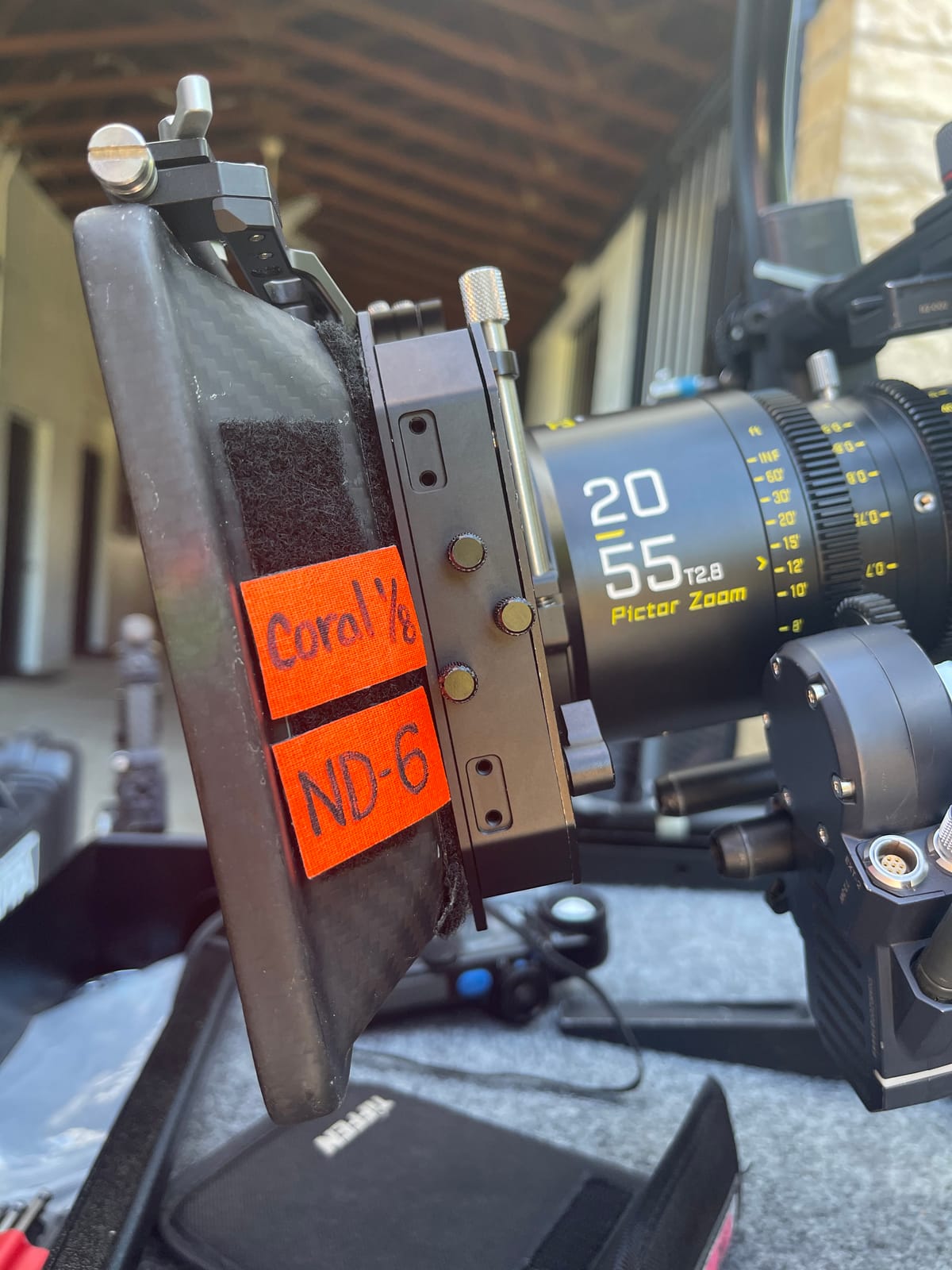 Tilta Matte Box for Studio Cinema Cameras, 3 Pcs 4x5.65 Filter Frame with 5 Lens Adapter Rings (134/114/110/95/80mm) Carbon Fiber Top Flag customer photo 2