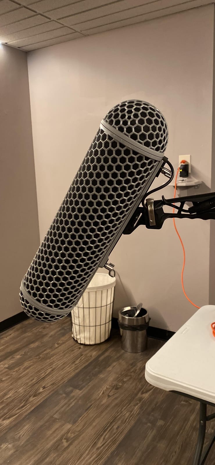 Micolive Microphone Windshield Blimp Windscreen Style Protect Cage and Shock Mount Suspension System Compatible with Rode NTG1 NTG2 NTG3 NTG4+ AT875R Line MKE 600 Series Shotgun Microphones etc customer photo 1
