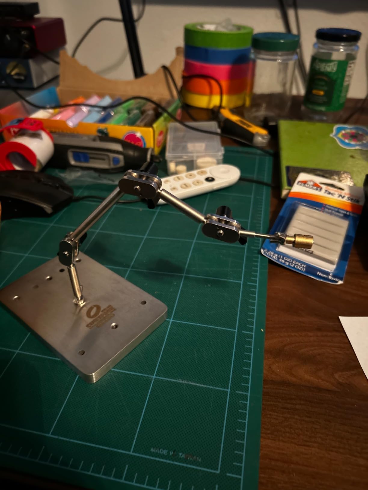 Stop Motion Supplies Stop Motion Rig, Soldering Station, Strong Third Hand, Helping Hand, Stainless Steel, Strong Joint, 500g High Payload for Holding Stop Motion Puppet in Stop Motion Animation customer photo 2