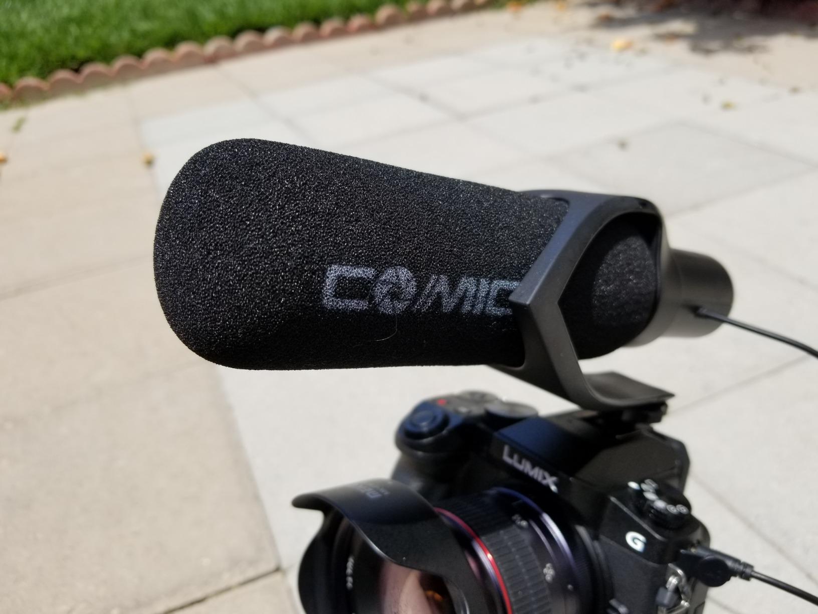 COMICA CVM-V30PRO Shotgun Microphone with Low-Cut Filter, Super Cardioid | Shock Mount, 10dB Sensitivity Adjustment, Professional Video Mic for DSLR Camera/Camcorder Interview, Video Shooting, Vlog customer photo 2