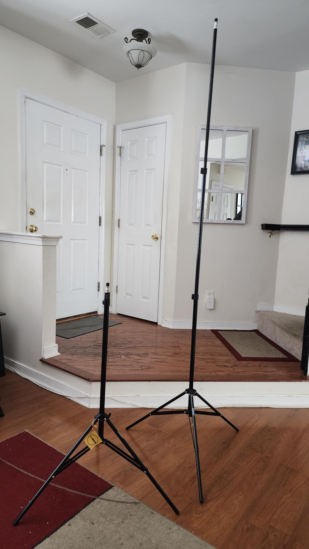 EMART 7Ft Light Stand for Photography, Speedlight, Flash, Softbox-2 Pack | Portable Photo Video Tripod Stand with Carry Case for Strobe Light, Camera, Photographic Portrait customer photo 1