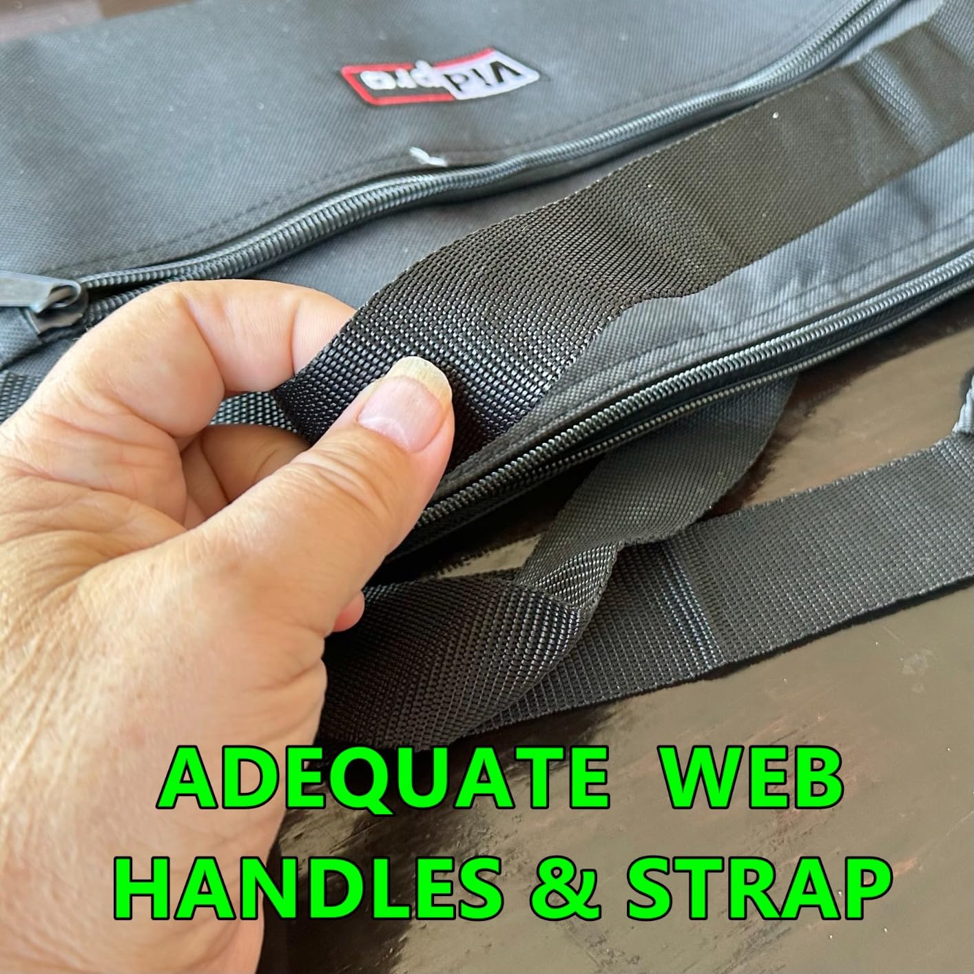 VidPro TC-45 Tripod Carrying Case - Heavy Duty Nylon Bag with Shoulder Straps and Handles - Compact Case with Full Length Zippered Closure Plus External Pocket Fits Tripod with Head up to 45 Inches customer photo 2