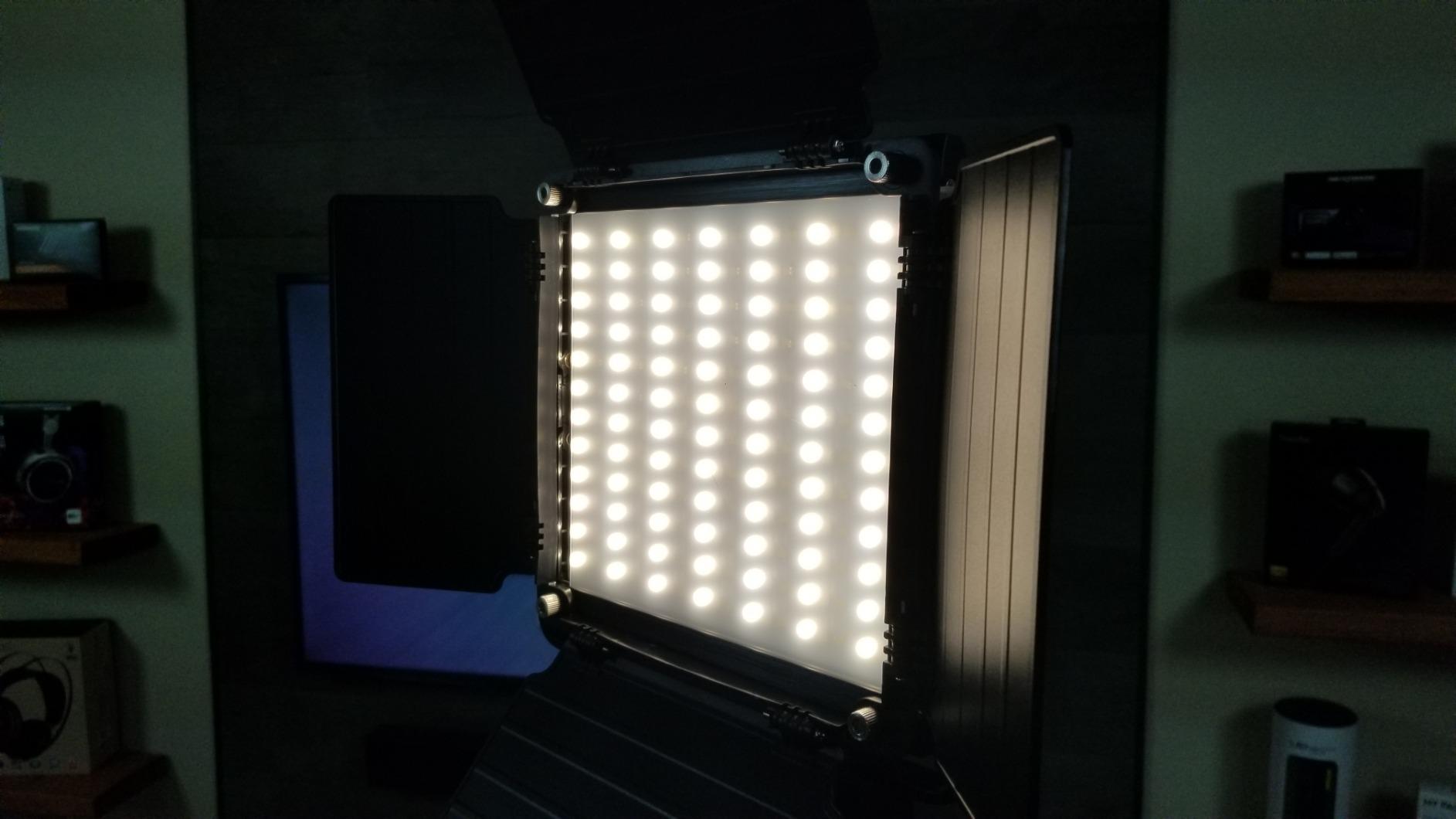 GVM RGB LED Video Lighting Kit, 800D Studio Video Lights with Panel, APP Control for YouTube Photography Lighting, , 3200K-5600K, 8 Kinds of The Scene Lights, 3 Packs customer photo 1