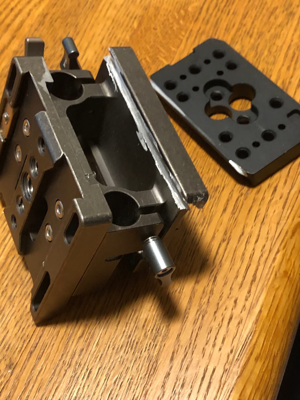 Tilta 15mm LWS Baseplate (Type I for BMPCC 4K/6K or Z CAM) (Tilta Gray) | TA-BSP-15-G customer photo 2