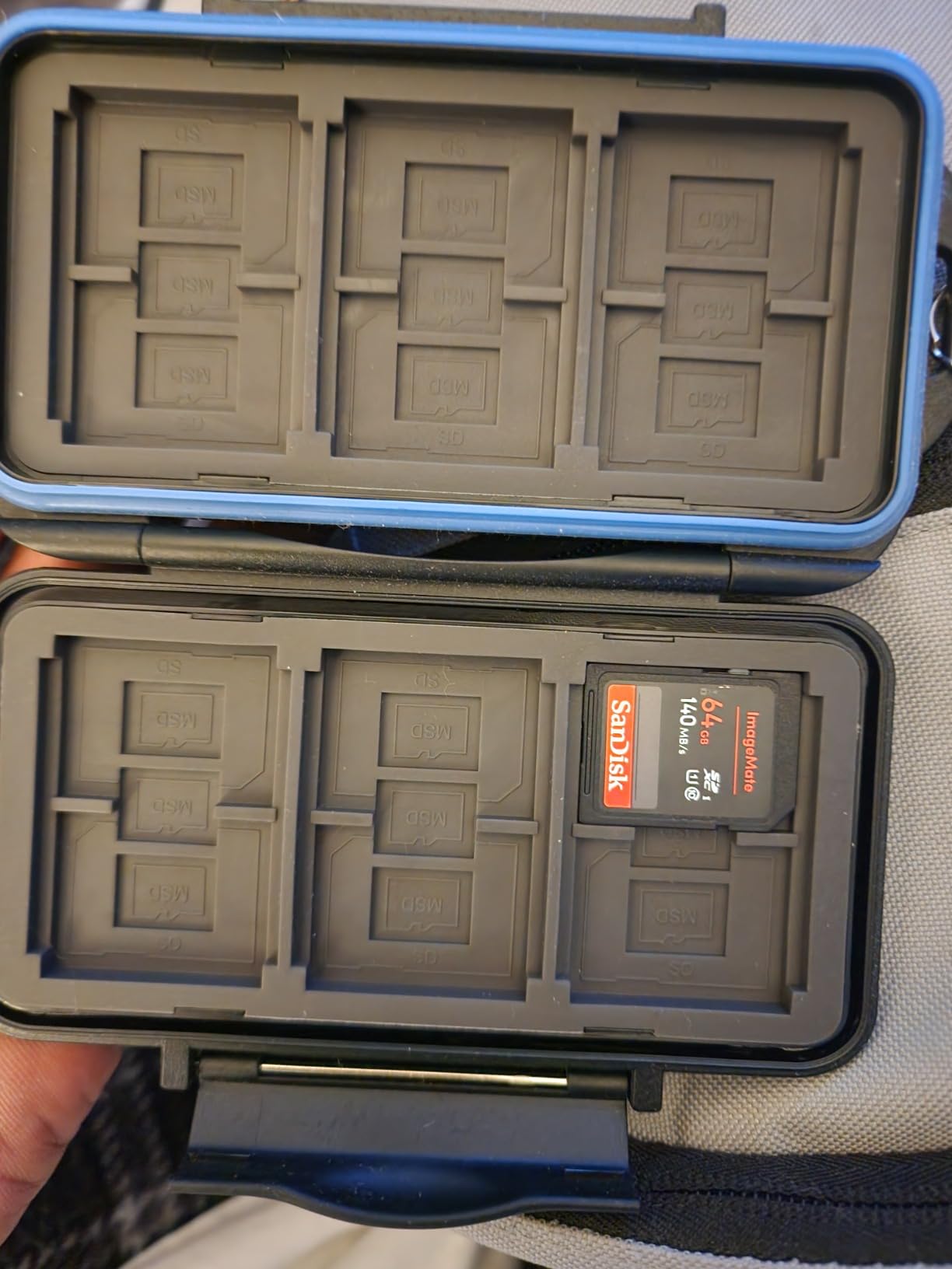 36 Slots SD Card Case Micro SD Card Case CF Card Holder Memory Card Holder Storage for 18 Micro SD Card, 12 SD SDXC SDHC Card, 6 CF Card customer photo 2