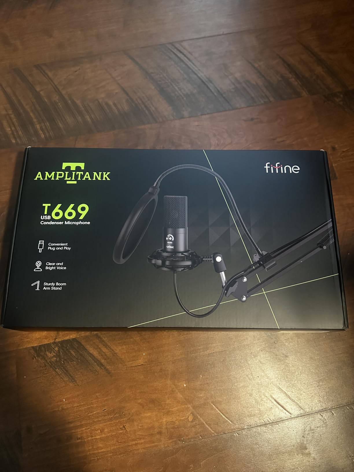 FIFINE T669 Studio Condenser USB Microphone for Recording Podcasting customer photo 2