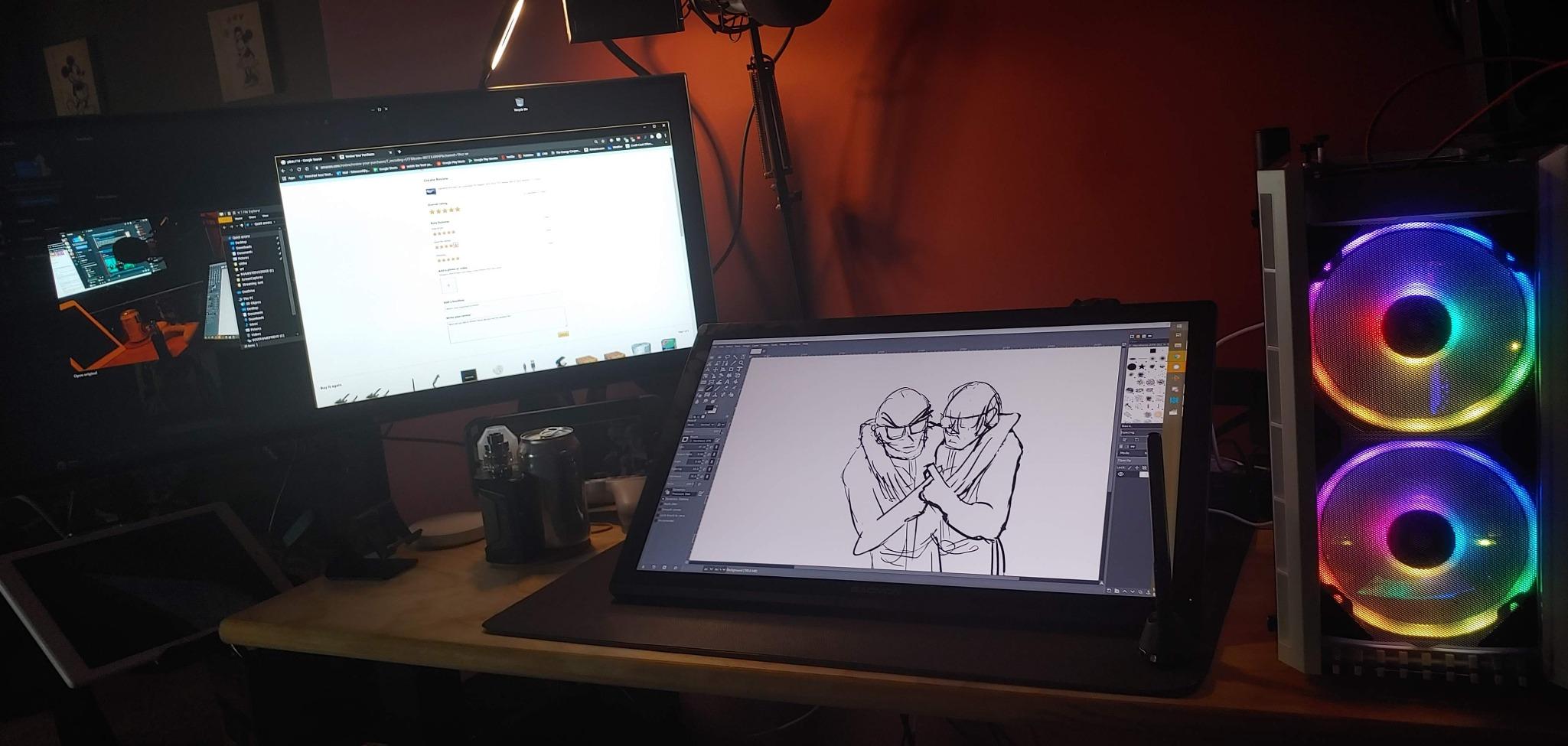 GAOMON PD1161 Drawing Tablet with Screen, Tilt, 8 Shortcut Keys, 11.6