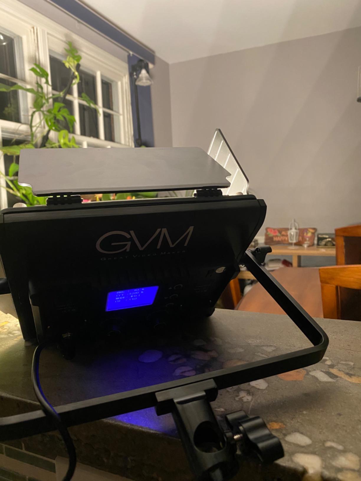 GVM RGB LED Panel Video Light, Photography Lighting with APP Control, 800D Video Lighting Kit for YouTube Studio, Gaming, Streaming, Conference, 8 Kinds of Scene Lights, CRI 97, 2 Packs customer photo 2