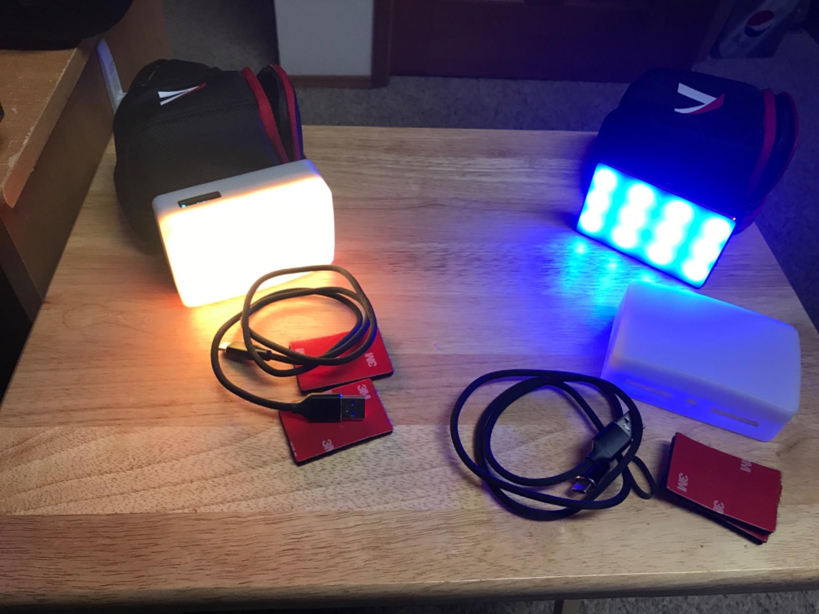 Aputure Amaran MC RGBWW Mini On Camera Video Light,3200K-6500K,CRI/TLCI 96+ customer photo 2