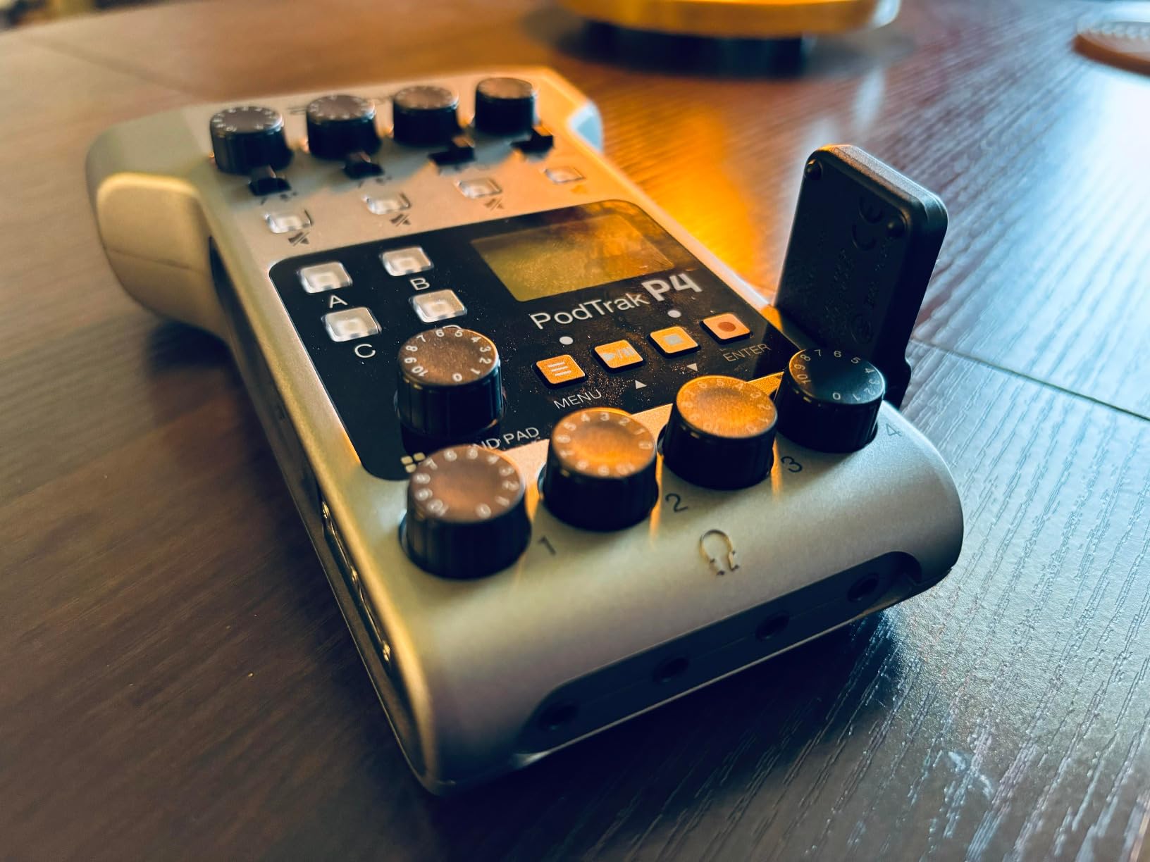 Zoom PodTrak P4 Podcast Recorder with 4 XLR Mic Inputs, 4 Headphone Outputs, Phone & USB Input for Remote Interviews, Sound Pads, 2-In/2-Out USB Audio Interface, Battery Powered customer photo 2