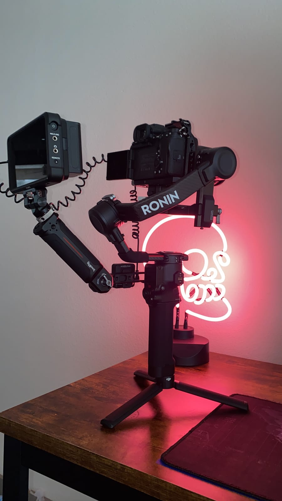 DJI RS 2 - 3-Axis Gimbal Stabilizer for DSLR and Mirrorless Cameras, Nikon, Sony, Panasonic, Canon, Fuji, 10lbs Tested Payload, 1.4