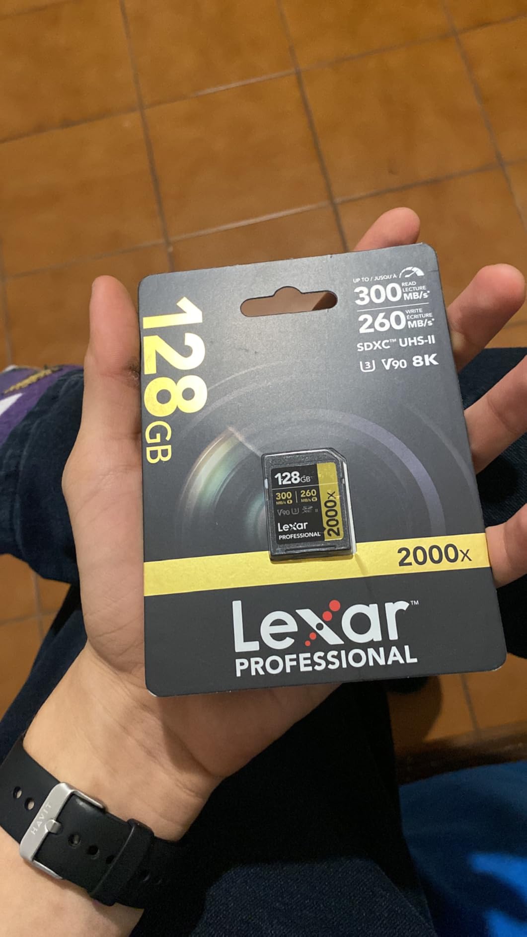Lexar 64GB Professional 2000x SD Card, UHS-II, C10, U3, V90, Full HD, 8K, Up To 300MB/s Read SDXC Memory Card, for DSLR, Cinema-Quality Video Cameras (LSD2000064G-BNNNU) customer photo 2