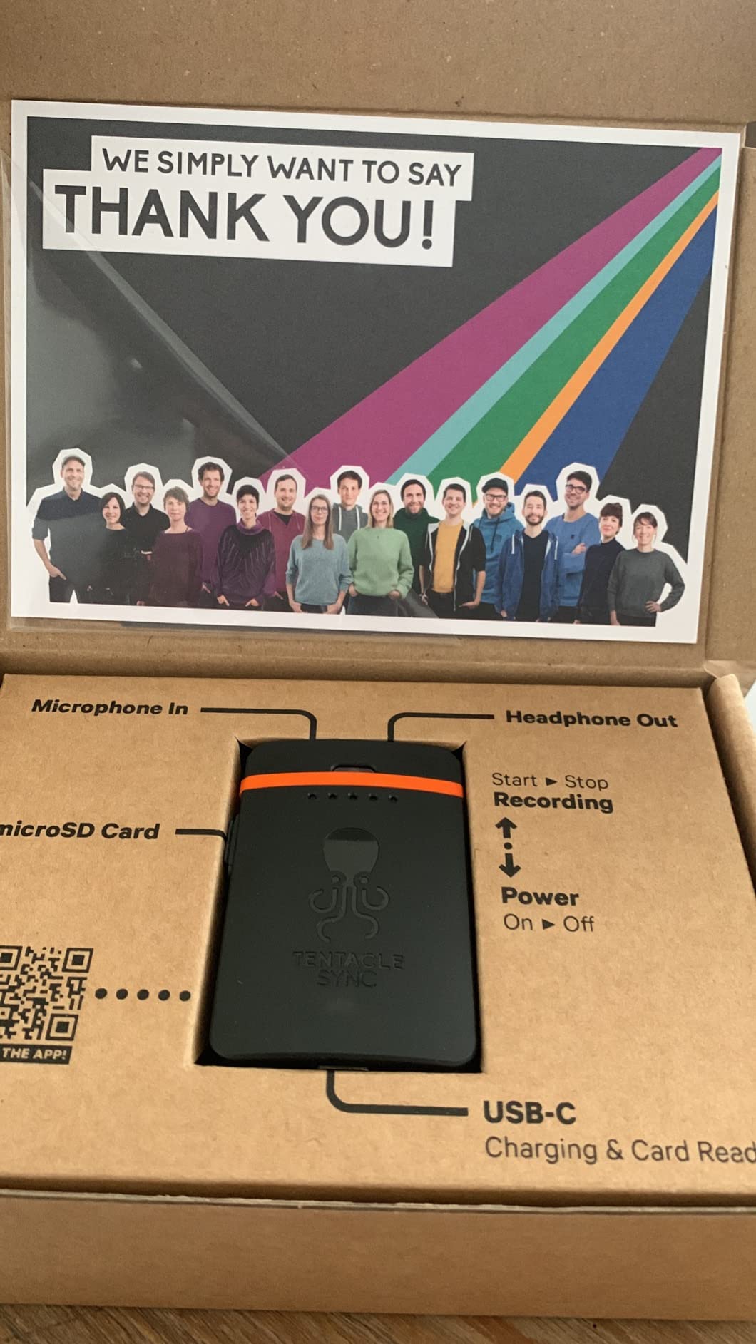 Track E Pocket Audio Recorder | Timecode customer photo 1