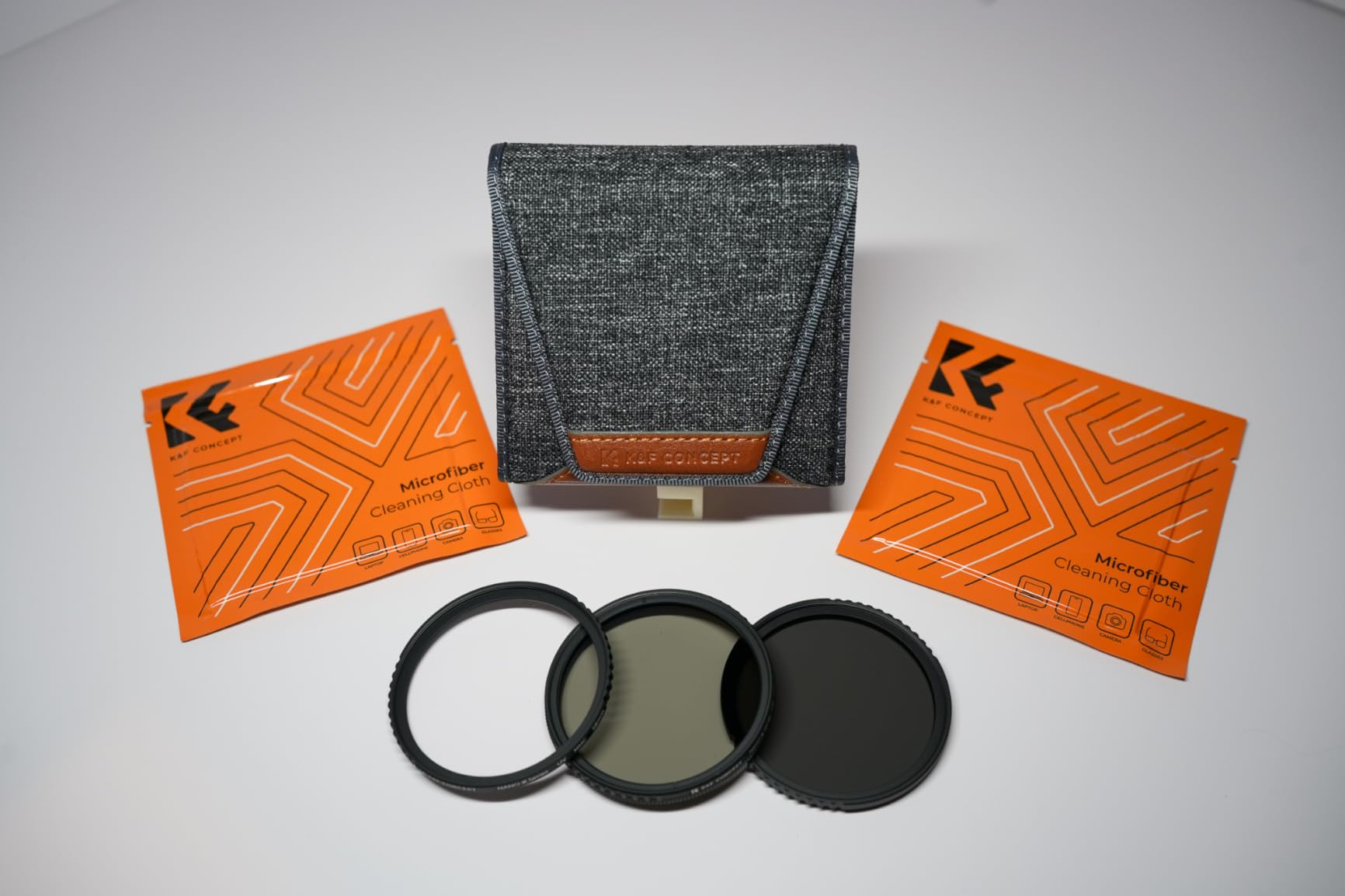 K&F CONCEPT 67mm UV/CPL/ND Lens Filter Kit (UV + Polarizer + ND4) + Cleaning Cloth + Filter Pouch - K Series FS302 customer photo 1