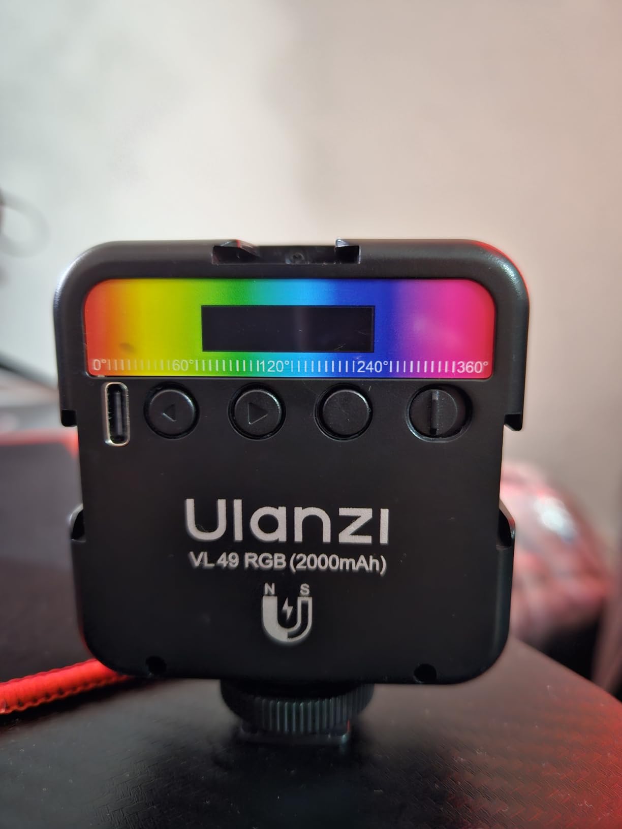ULANZI VL49 RGB Video Lights LED Camera Light with 3 Cold Shoe & 1/4 Screw customer photo 2