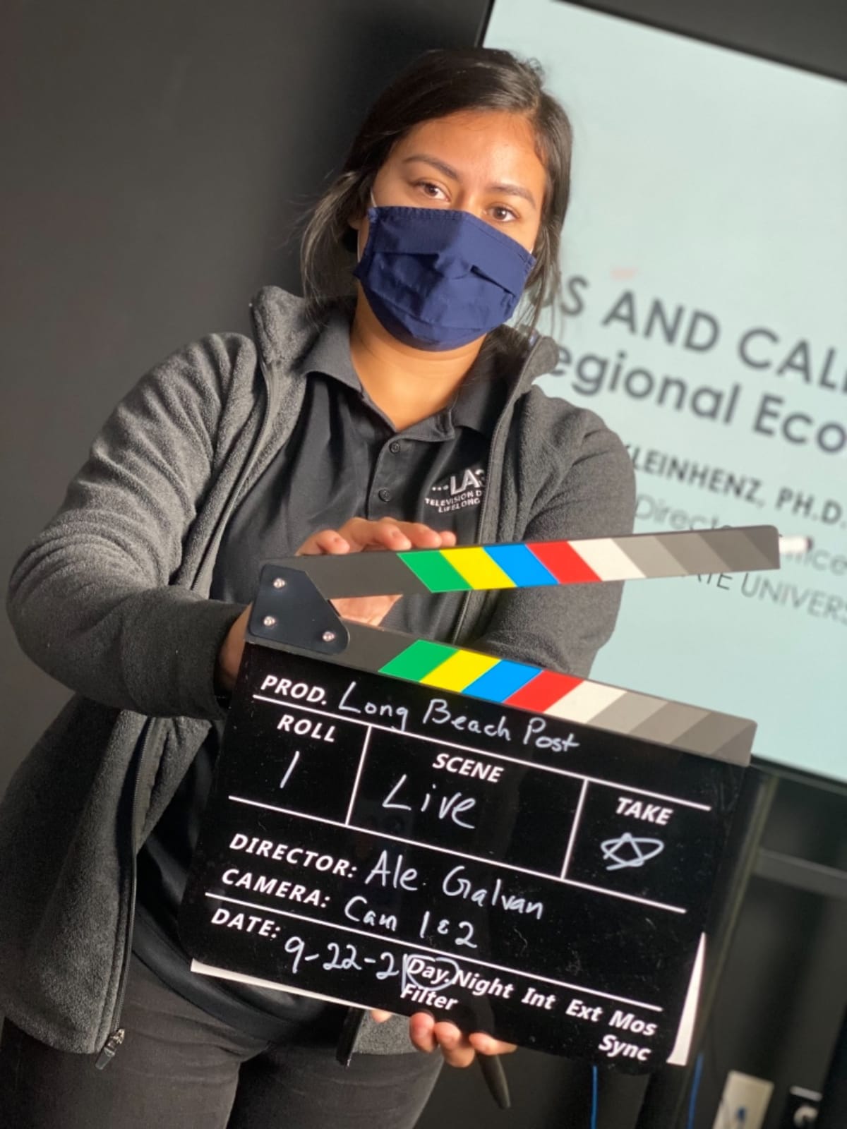 Acrylic Film Clapper Board -12 x 10in Film Slate Clapperboard Movie Theater Decor Clapboard with a Magnetic Blackboard Eraser, Two Custom Pens, Cleaning Cloth and Hexagonal Wrench customer photo 2