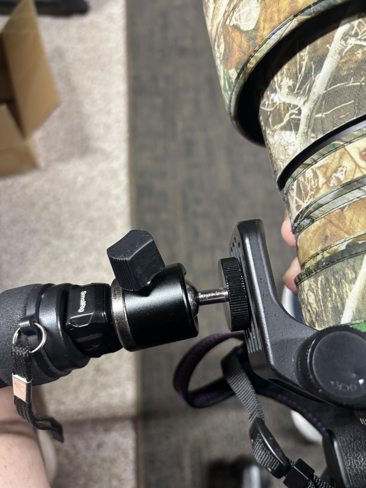 SMALLRIG Quick Release Plate Drop-in HawkLock mini Quick Release Camera Mount Adapter with 1/4