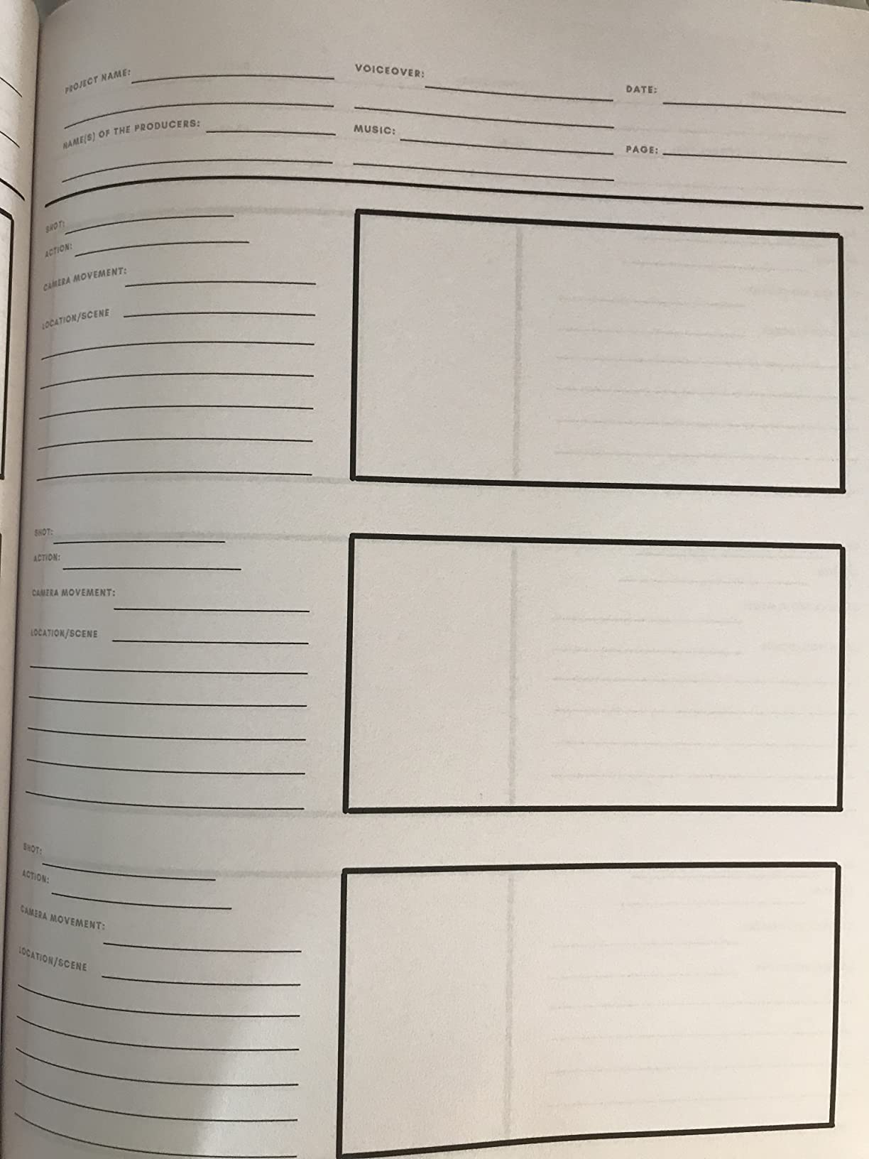 Blank Storyboard Notebook - Storyboard Notebook For Filmmakers | Creative Storytellers | Professional storytellers: For Directors, Animators, And Filmmakers To Plan Creative Content customer photo 1