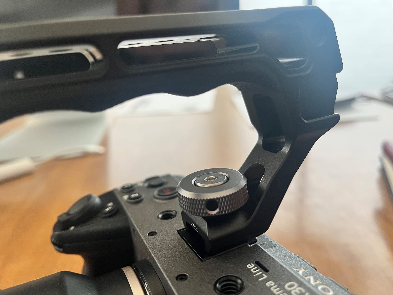SmallRig Lightweight Top Handle Grip for DSLR Camera Cage - 3764 | with 5 Built-in Cold Shoe Mounts, 1/4