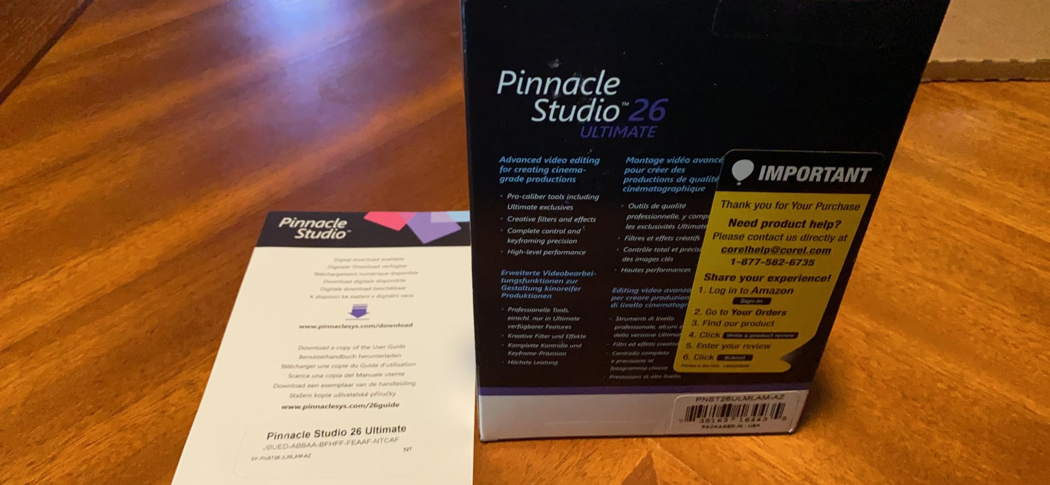 Pinnacle Studio 26 Ultimate | Pro-Level Video Editing & Screen Recording Software [PC Key Card] customer photo 2