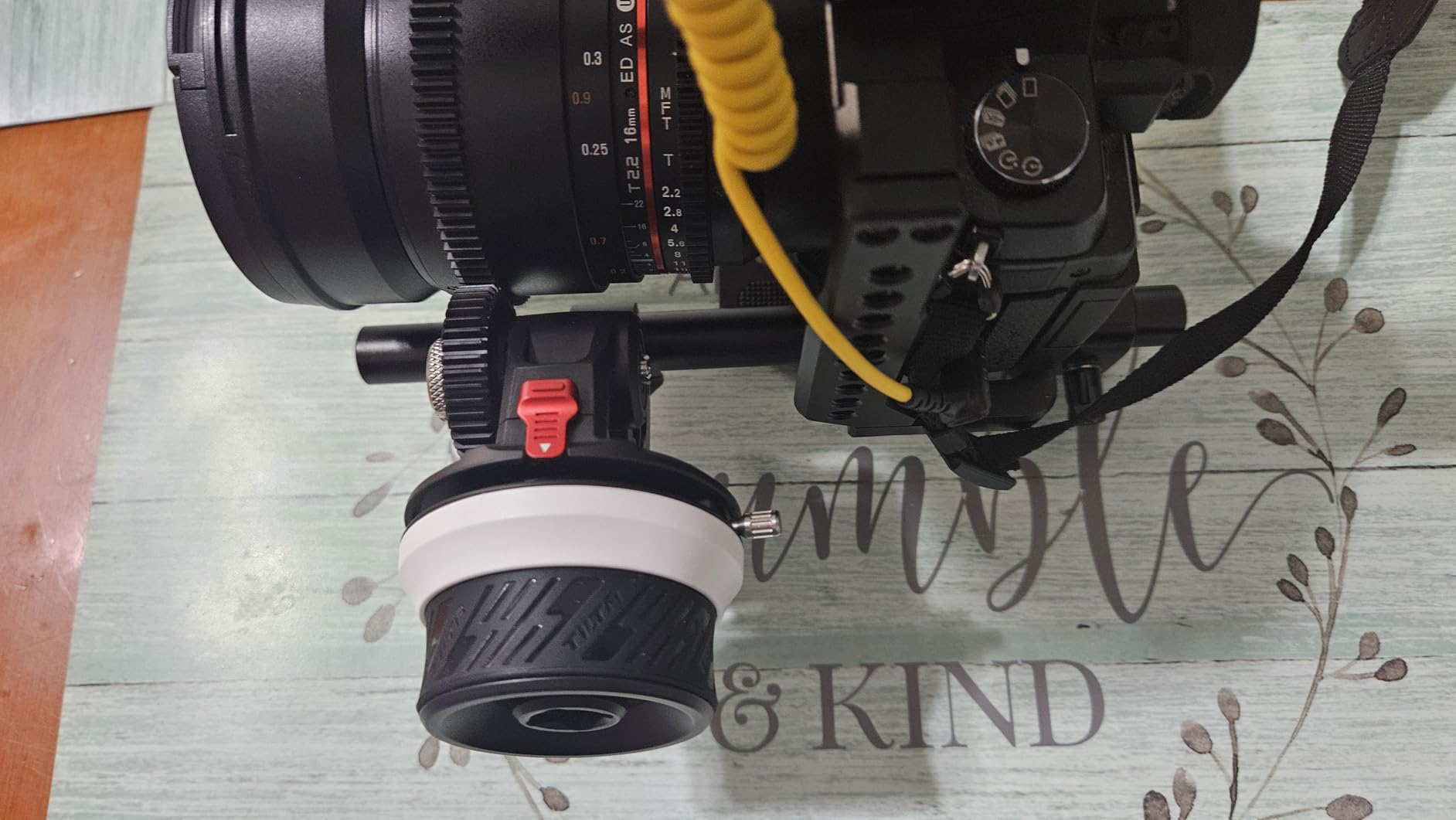 Tilta Pocket Follow Focus | Precise Focus Ring with A/B Stops | Fluid Damping System | 15mm Rod & Rod Holder | Works with Most Cameras & Lenses | Lightweight, Comfortable, and Compact Design (FF-T07) customer photo 1