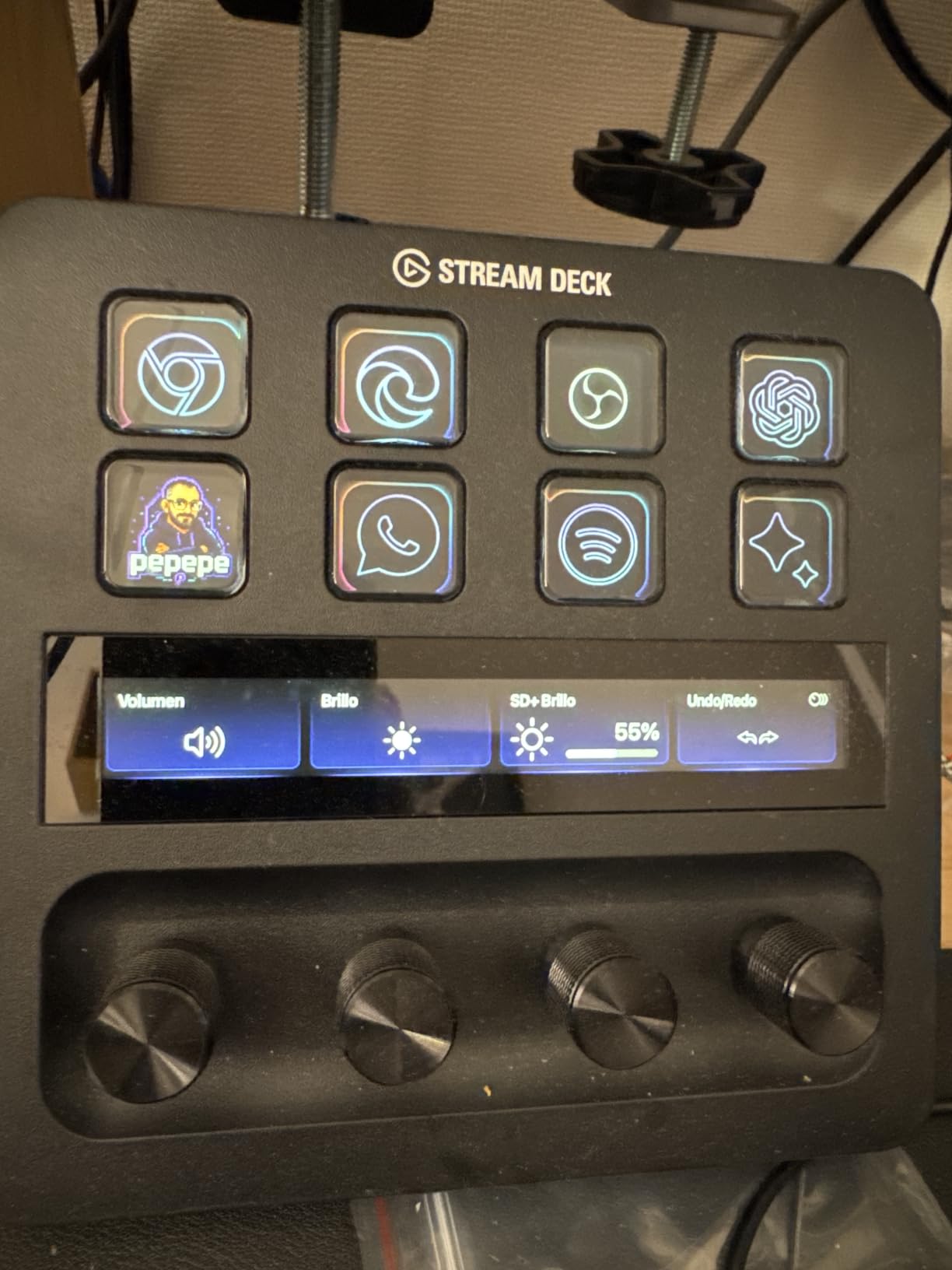 Elgato Stream Deck + Audio Mixer and Studio Controller | LCD keys, dials and touch strip, Multi actions and smart profiles, Unlocks Wave Link mixing, Works with Mac and PC customer photo 1