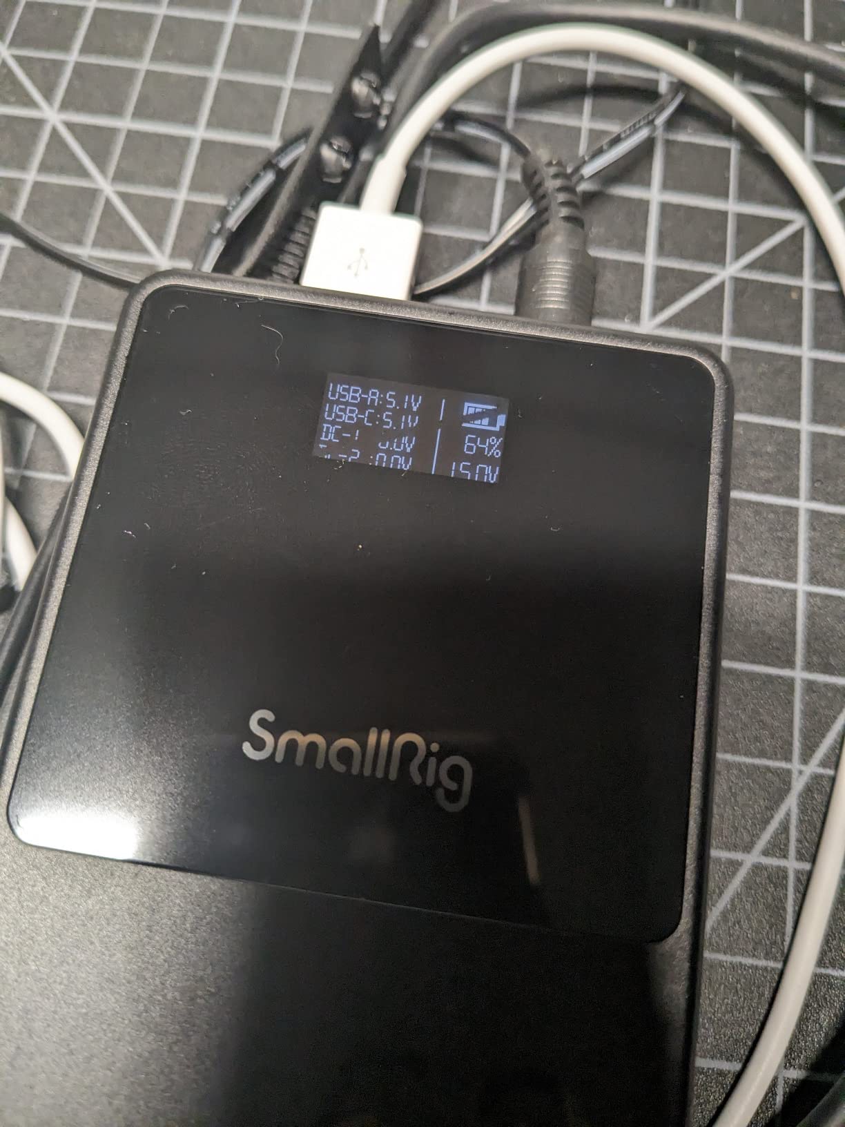 SMALLRIG V Mount Battery VB50, 50Wh / 3400mAh V Mount Battery with 45W Output, 1.5H Full Charge, with USB-C, D-TAP, USB-A, Dual DC Ports, OLED Screen, for Cameras, Phones, Camcorders, Monitors customer photo 1