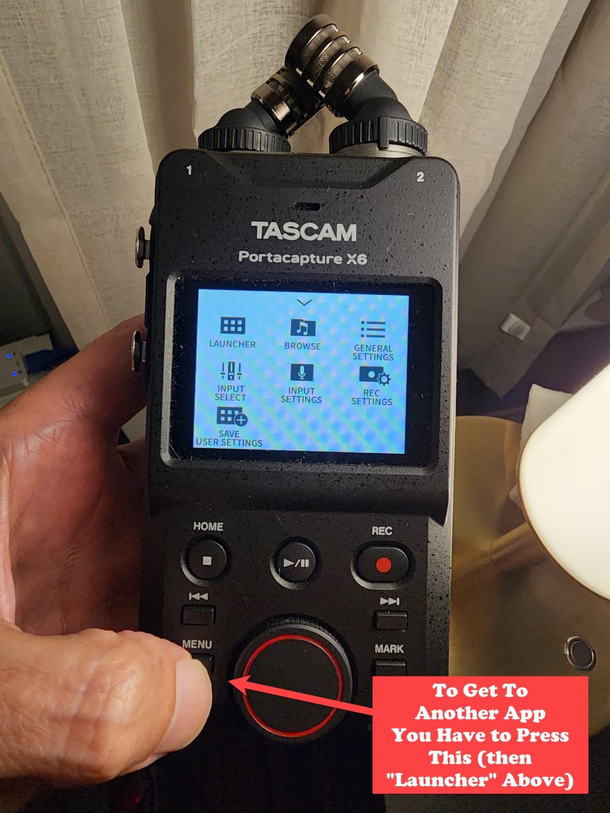 TASCAM Portacapture X6 32-bit Float Portable Audio Recorder, Field Recorder for Video, Music, Podcast, Voice, Podcasting customer photo 2