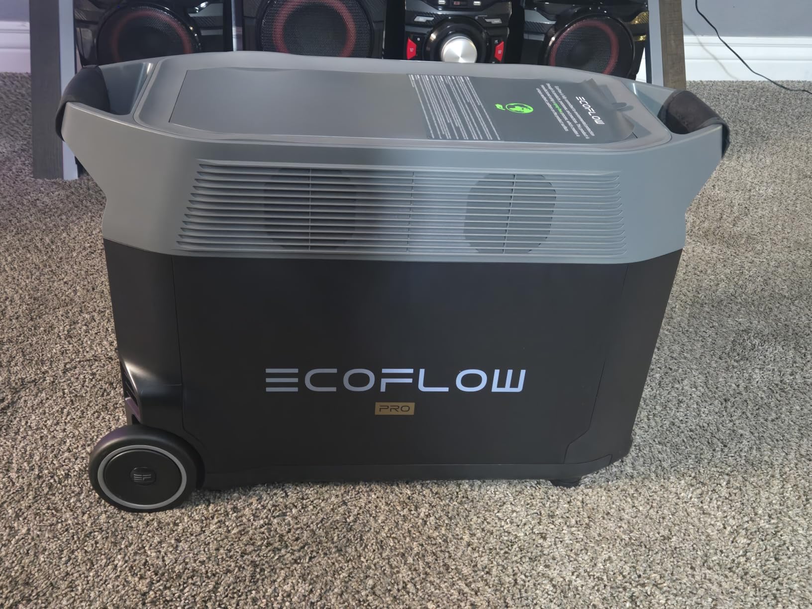 EF ECOFLOW Portable Power Station 3600Wh DELTA Pro, 120V 3600W AC Output | 2.7H Fast Charge Power Station, Expandable up to 25kWh, Solar Generator for Home Use, Power Outage, Camping, RV, Emergencies customer photo 1