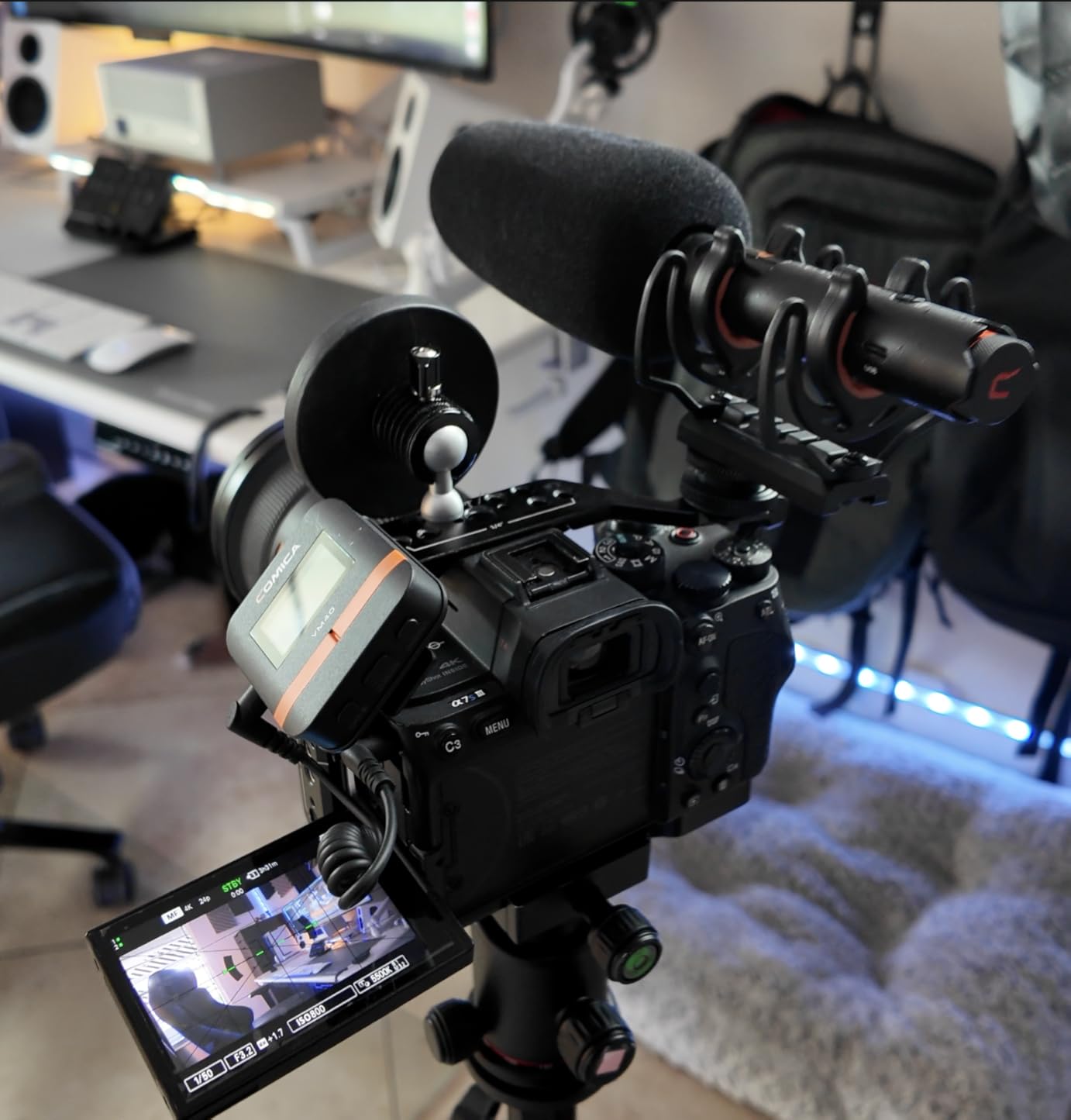 COMICA VM30 Wireless Shotgun Microphone with USB-C&3.5mm Output for Camera customer photo 1
