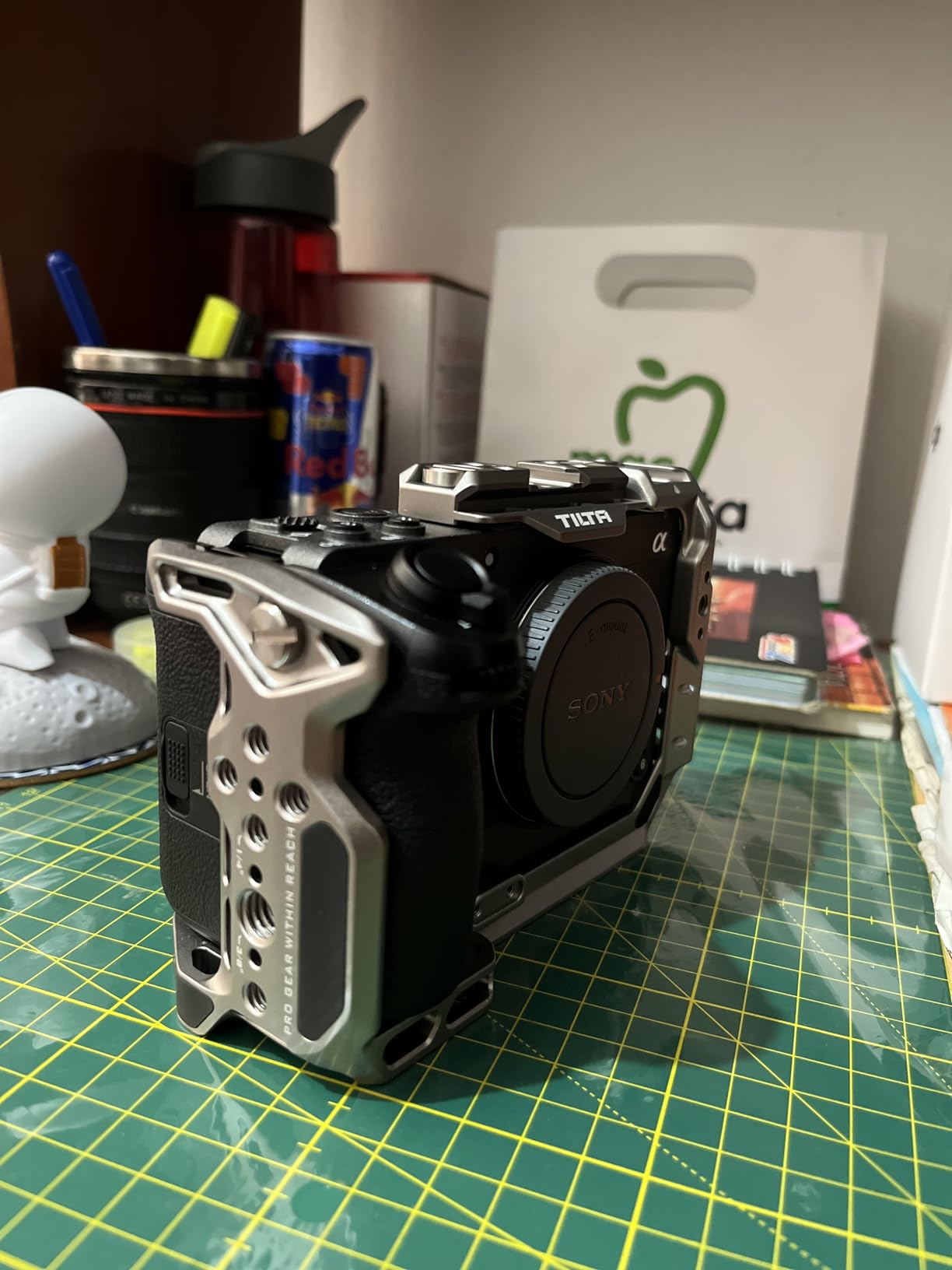 Full Camera Cage for FX3. FX3A, FX30 V2 | Top Plate NATO Rail, Cold Shoe, 1/4