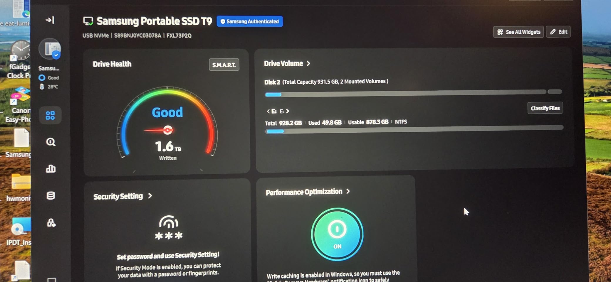 Samsung T9 Portable SSD 4TB, USB 3.2 Gen 2x2 External Solid State Drive, Seq. Read Speeds Up to 2,000MB/s customer photo 2