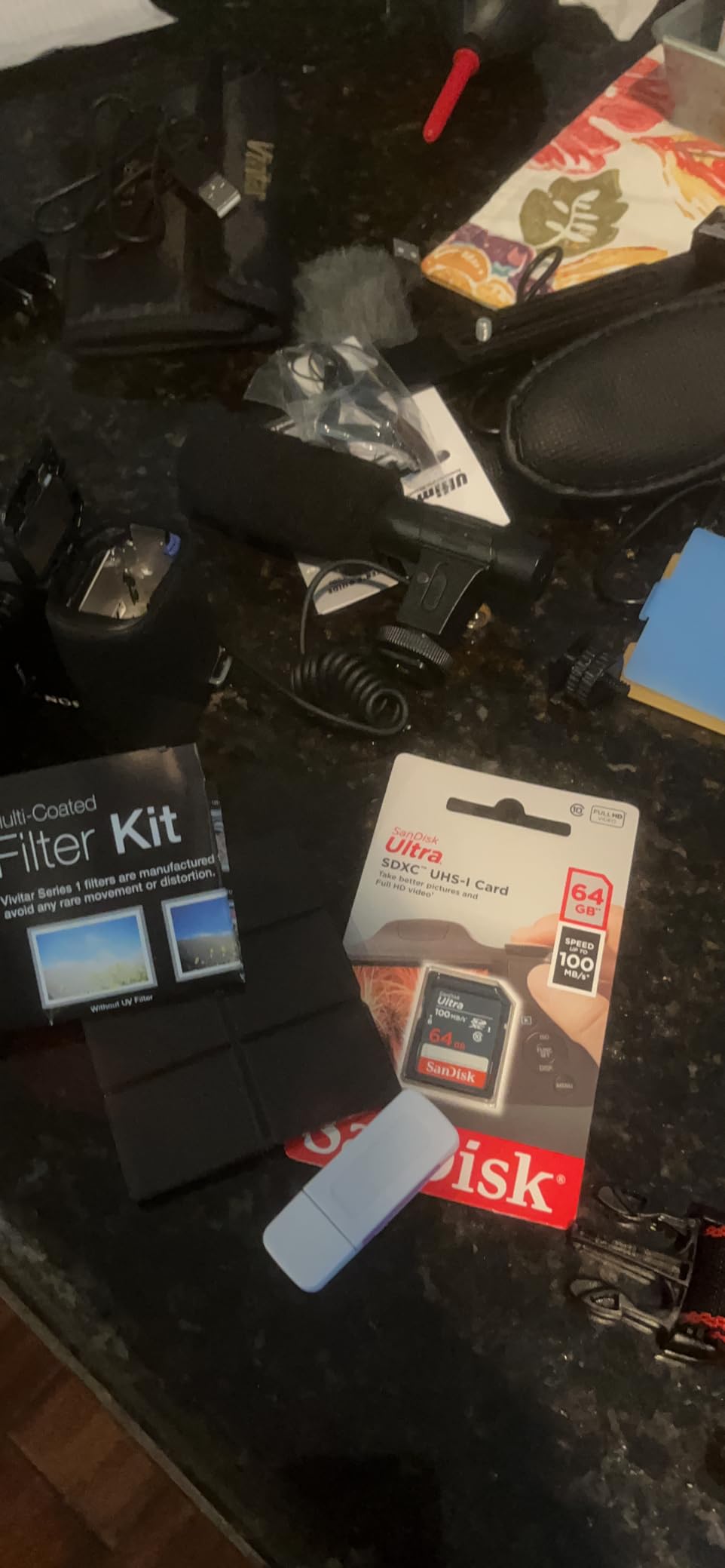 Sony ZV-E10 + 16-50mm Lens, LED Light, Microphone, 128GB Extrem Speed, U-Grip, Filters, Tripod, Case, Software, & More - Pro Video Bundle (38pc) customer photo 1
