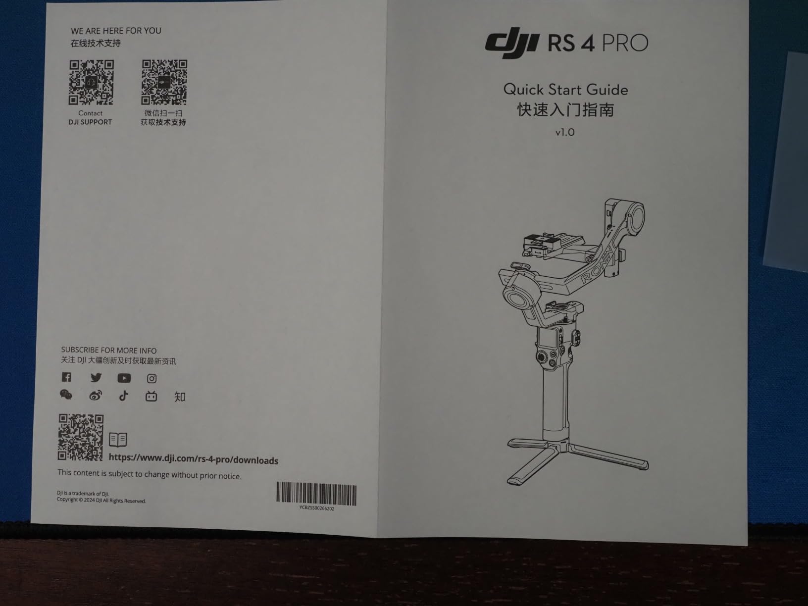 DJI RS 4 Pro, Gimbal Stabilizer for DSLR & Cinema Cameras | 4.5kg Payload, 2nd-Gen Native Vertical Shooting, Dual Focus & Zoom Motors customer photo 1