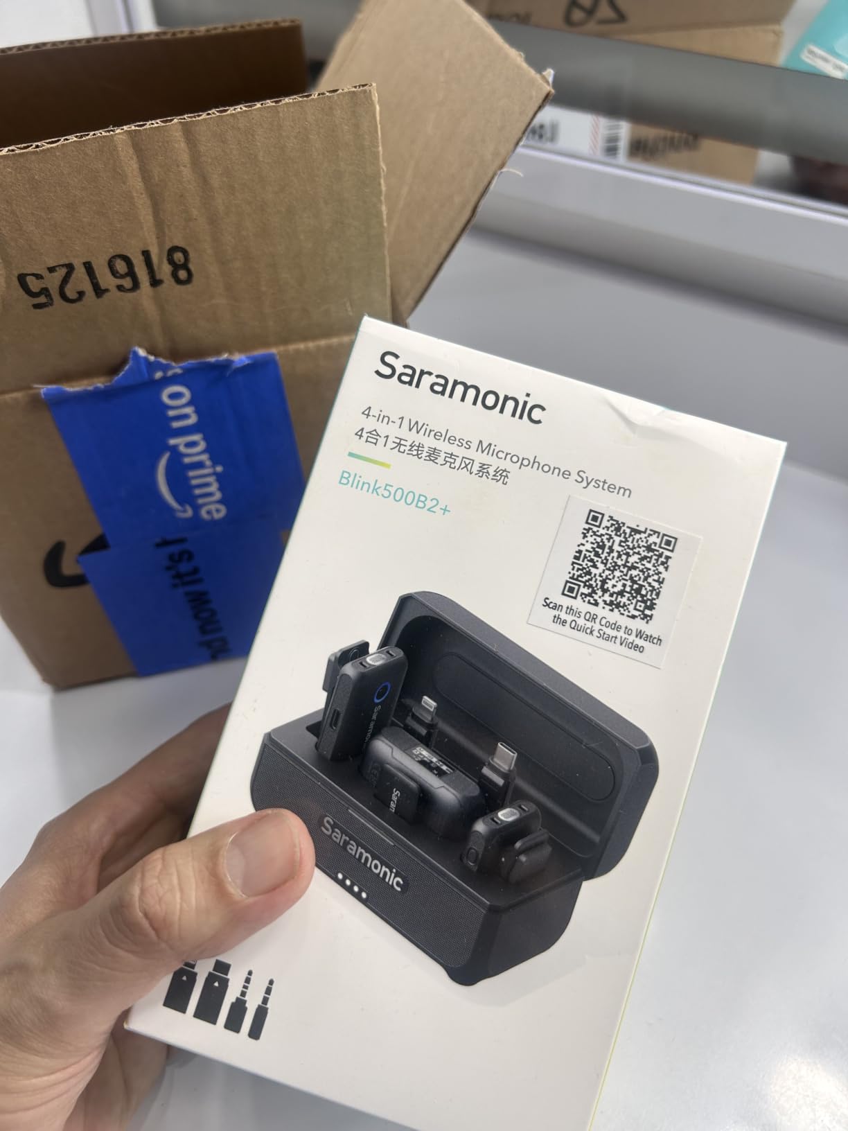 Saramonic BLINK500B2+ Wireless Lavalier Microphone for iPhone/Camera/Android, Detail-Rich Audio, 40h Battery Life, Clip on Wireless Lapel Mic for Live Streaming Video Conference Recording customer photo 2