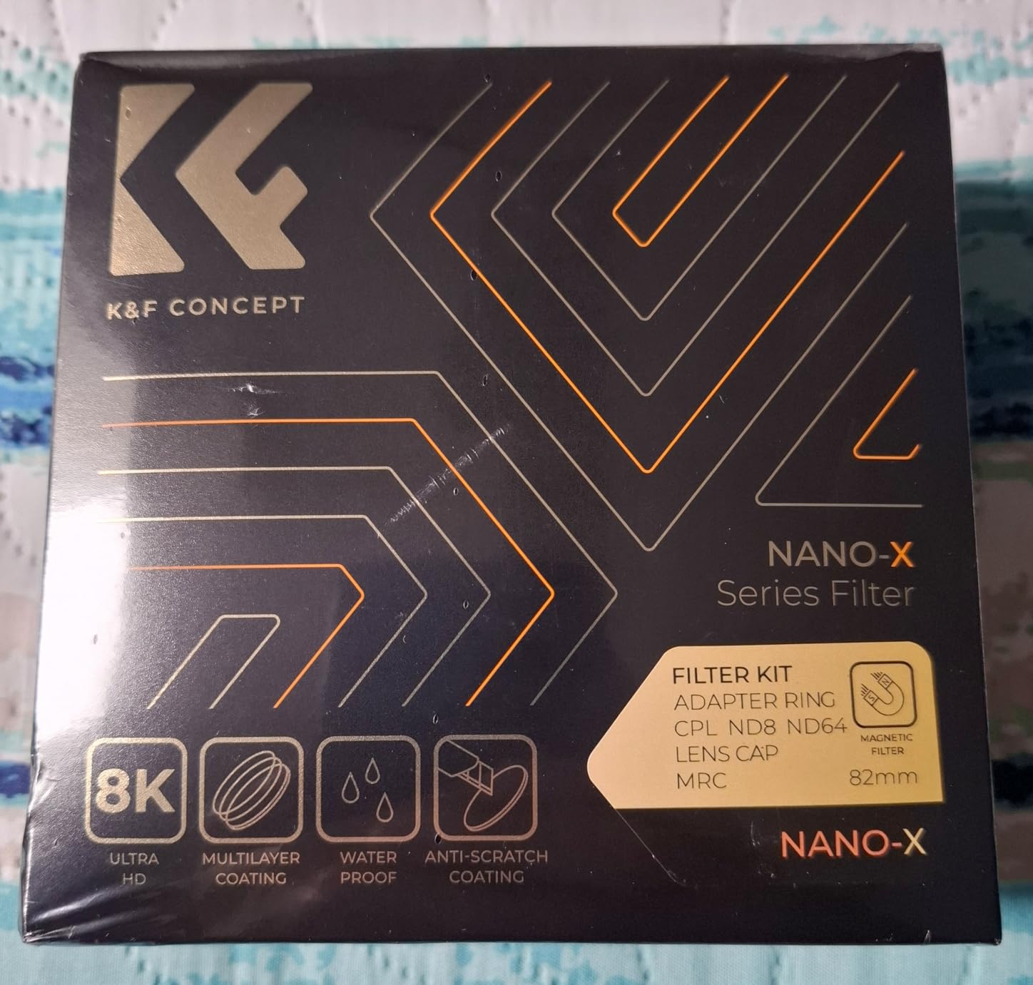 K&F CONCEPT 77mm Magnetic Filter CPL+ND8+ND64+Magnetic Basic Ring+Lens Cap | 1s Swap, Magnetic Camera Lens Filters Kit (5 Pack) - Polarizing Neutral Density Filters Kit (Nano-X Series)-FU702 customer photo 1
