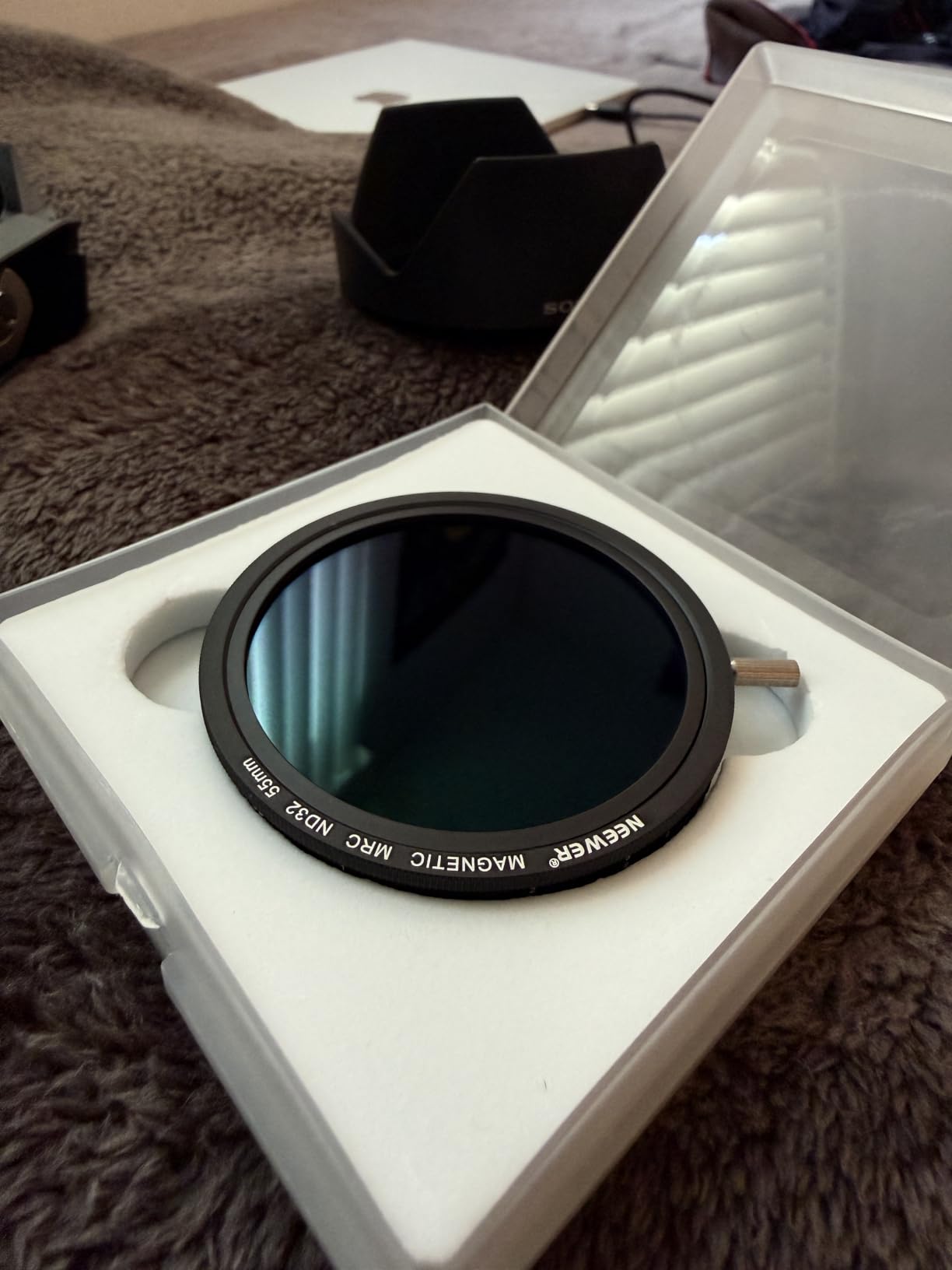 NEEWER 58mm True Colors Variable ND Filter ND2-ND32 & CPL, 2 in 1 Adjustable Neutral Density and Circular Polarizing Filter, Multi Coated HD Optical Glass/Aluminum Frame customer photo 2