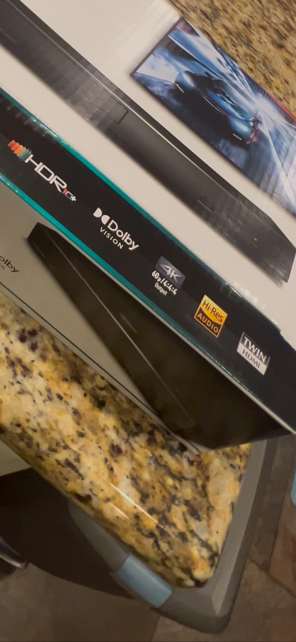 Panasonic Premium 4K Blu Ray Player, UHD DVD Blu Ray Player with Hi-Res Sound, 4K VOD Streaming, HDR10+ and Dolby Vision™, DP-UB450 (Black) customer photo 2