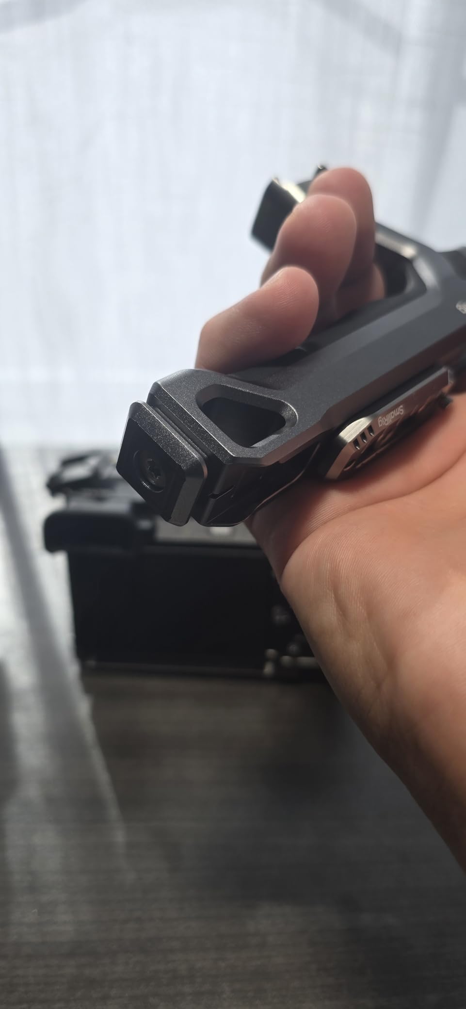 SMALLRIG Quick Release Top Handle w/QR Slider, Two-Way Smooth Installation | Ergonomic Design, 15kg Max. Load, Built-in Multiple Mounting Points, HawkLock H21 customer photo 2