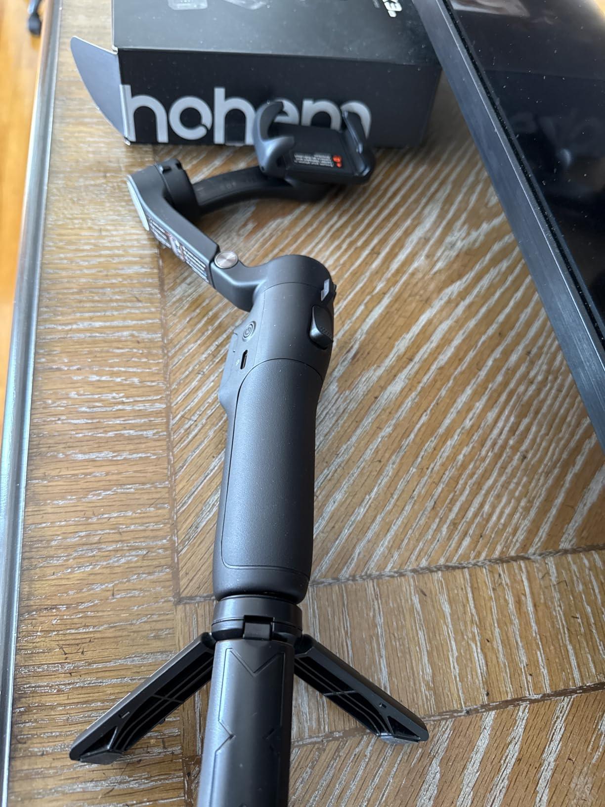hohem iSteady X3 SE 3-Axis Gimbal Stabilizer for iPhone & Android, Black customer photo 2